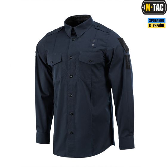 M-Tac рубашка Police Lightweight Flex рип-стоп Dark Navy Blue