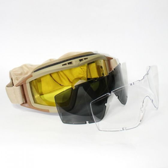 Тактические очки маска Revision DESERT LOCUST (3 линзы)