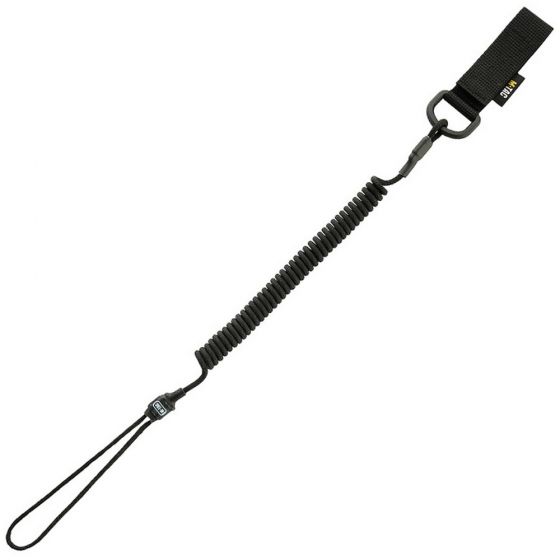 M-Tac шнур страховочный Medium комбинированый с D-кольцом черный