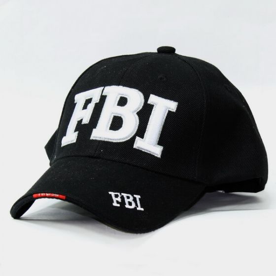 Кепка милитари FBI черная