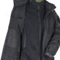 Куртка зимняя с подстежкой 2 в 1 TrueGuard softshell/флис черная