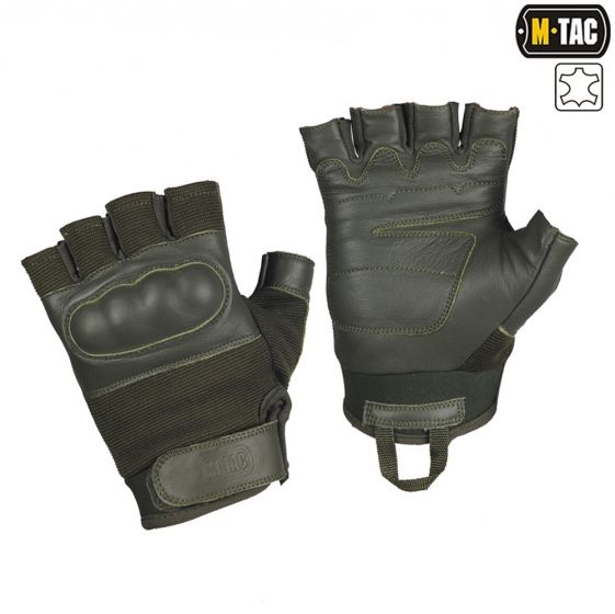 M-Tac перчатки беспалые Assault Tactical Mk.4 олива