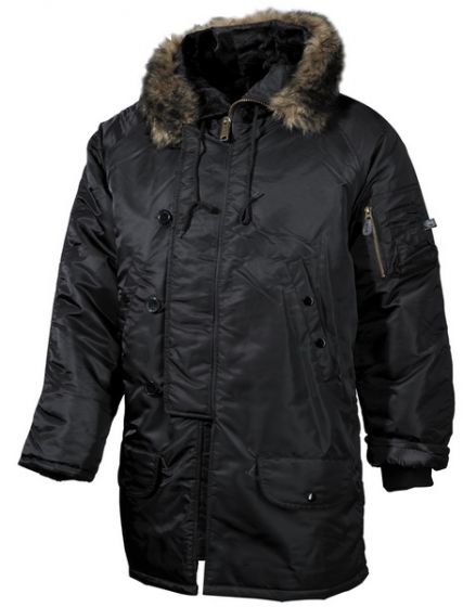 Куртка черная зимняя MFH