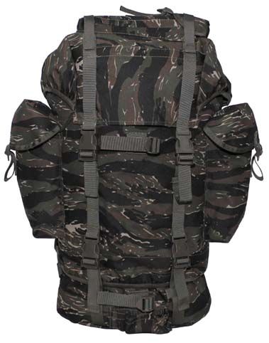 Рюкзак боевой MFH, 65 л, tiger stripe
