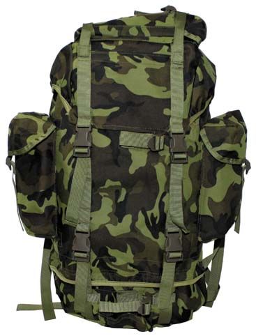 Рюкзак боевой MFH, 65 л, чешский камуфляж